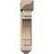 Ekena Millwork Merced Arts and Crafts Smooth Bracket w/ Offset Brace, Douglas Fir, 7 1/2"W x 30"D x 34"H BKT0806X30X34MRC03SDF - alternate 4